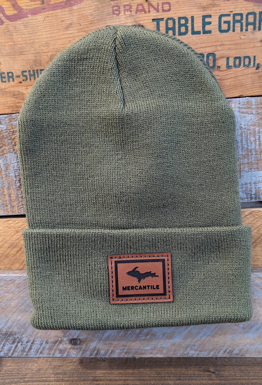 U.P. Mercantile Up North Beanie Hat - Spruce Green