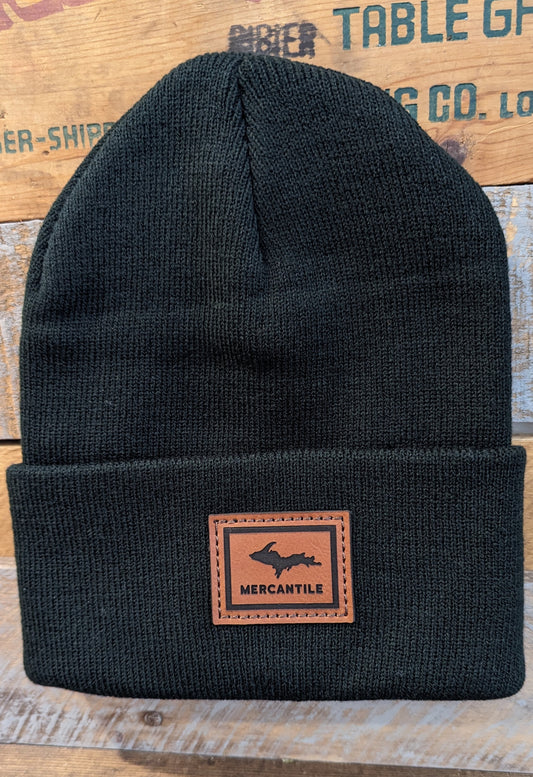 U.P. Mercantile Up North Beanie Hat - Night Sky Black