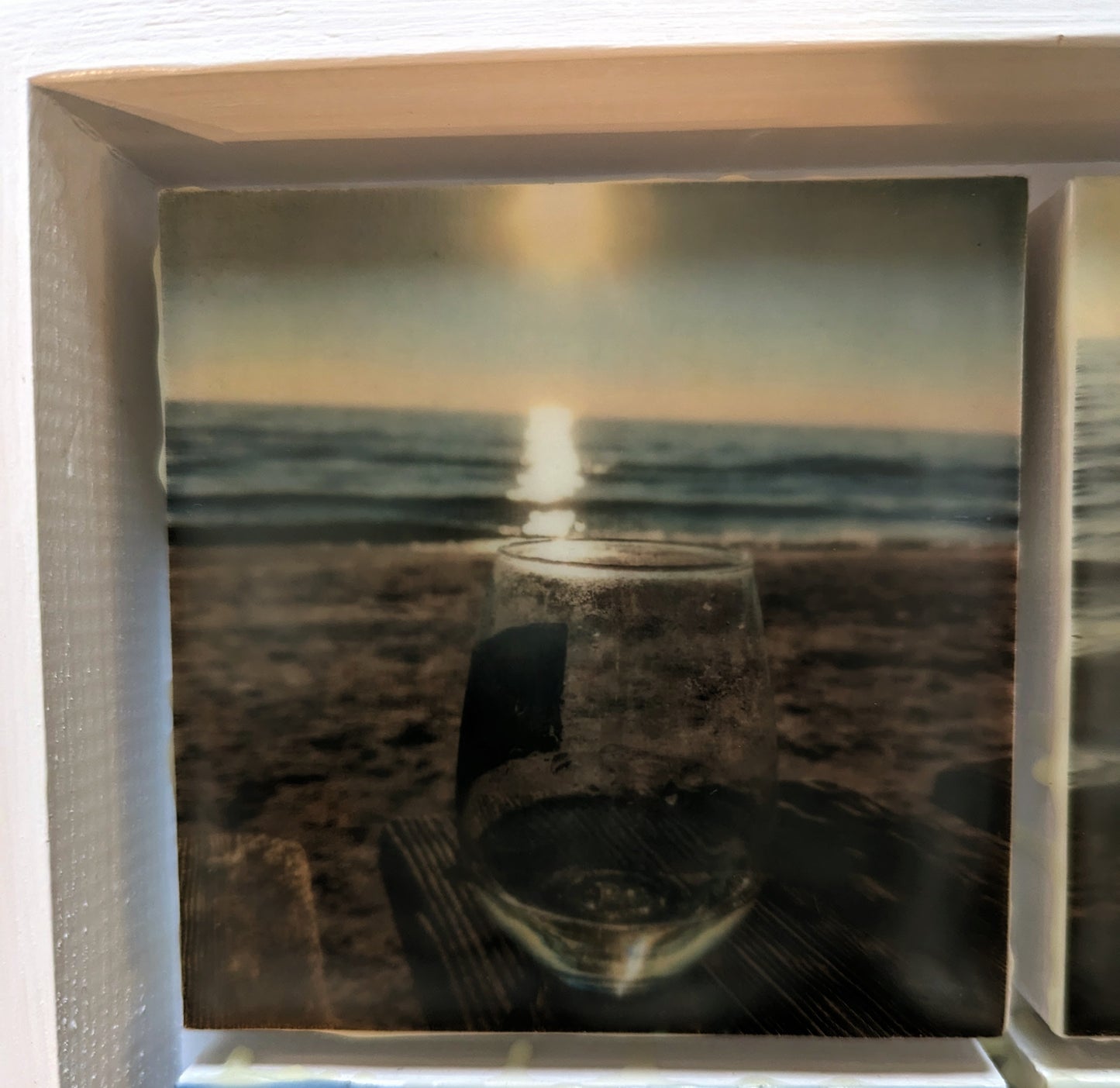 "Beach Dreaming" - Original Wax Encaustic Art Piece