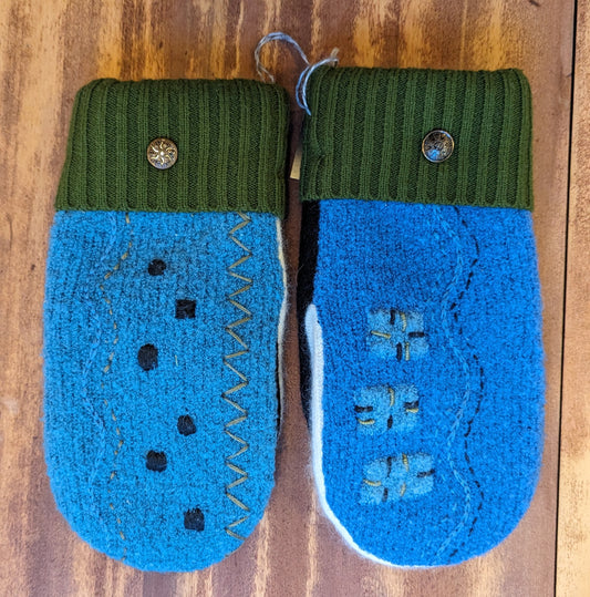 Mackinac Mittens Turquoise