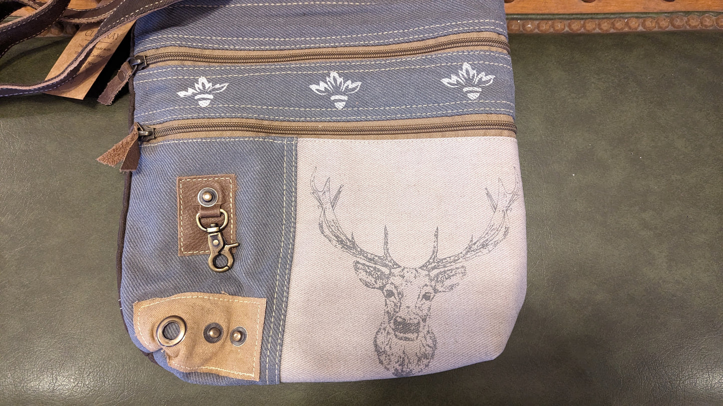 Canvas Bag, Medium Size, Deer Pattern