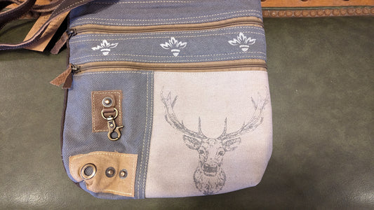 Canvas Bag, Medium Size, Deer Pattern